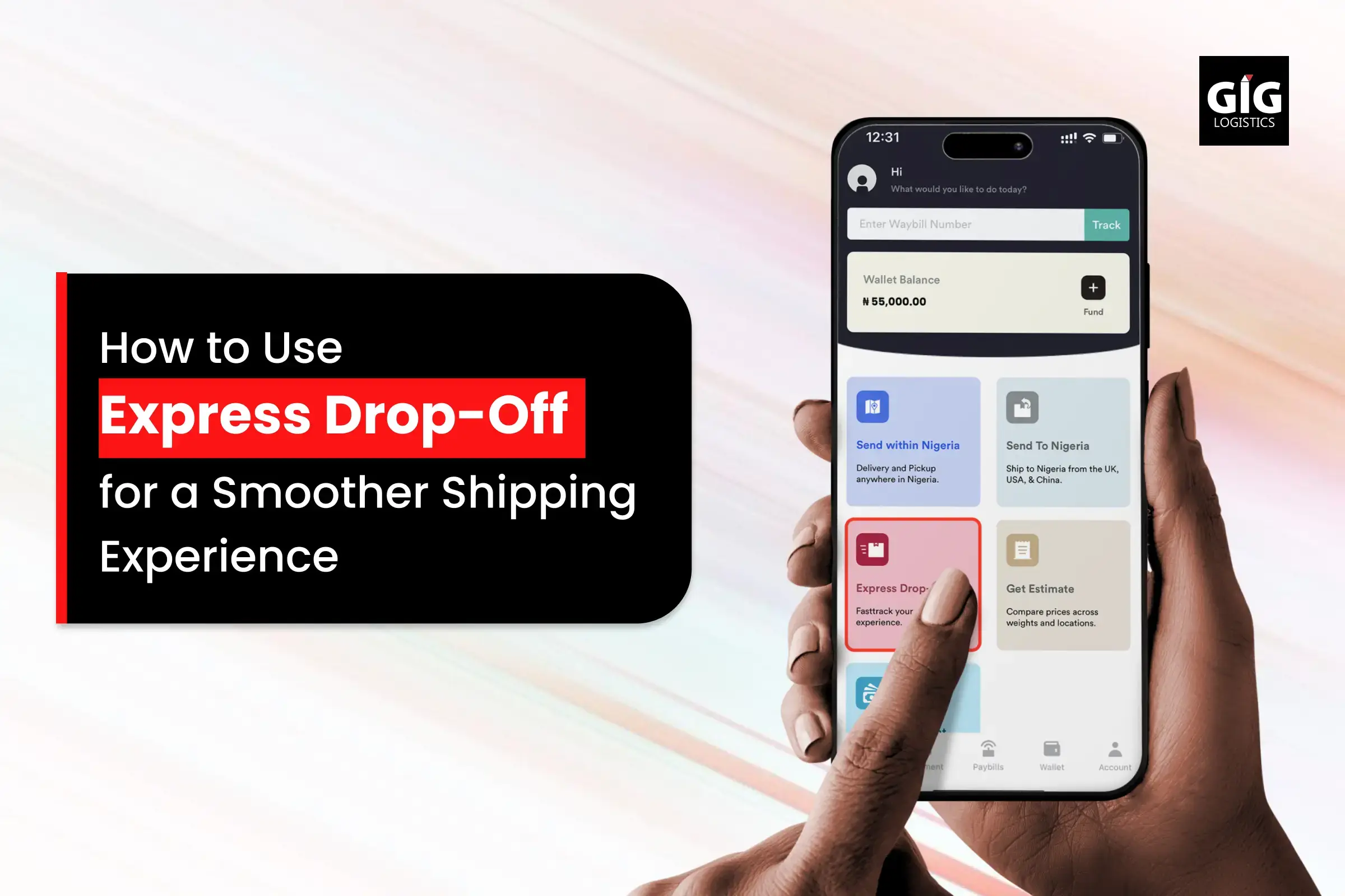 express drop-off shipping from USA to Nigeria