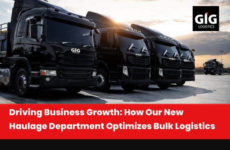 Scale Bulk Shipping with GIG Logistics Haulage Services